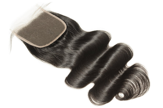 5X5 transparent lace closure Brazilian body wave