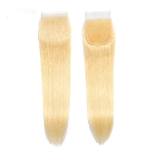 5X5 transparent lace closure Brazilian 613 Straight